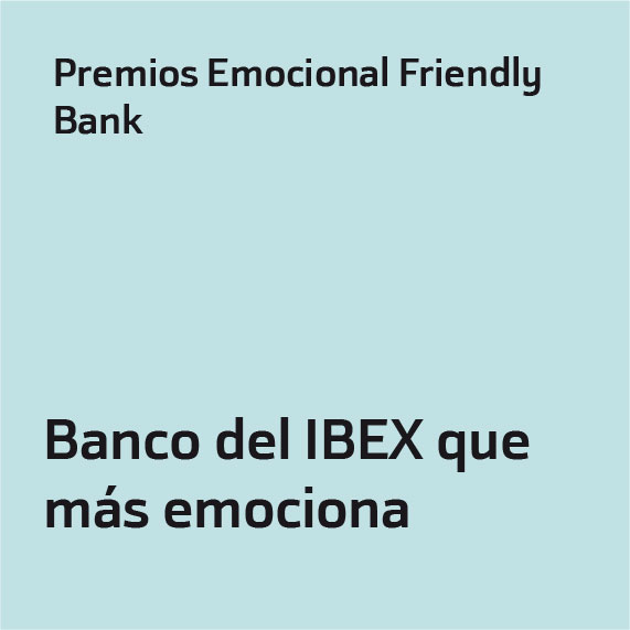 Premios Emocional Friendly Bank Banco del IBEX que más emociona